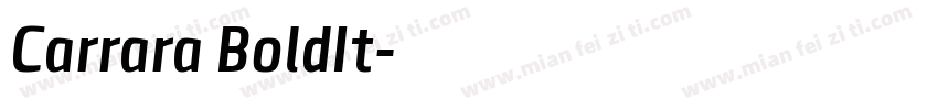 Carrara BoldIt字体转换